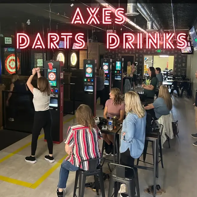 Fun things to do in Hibbing, Minnesota at axe throwing bar!
