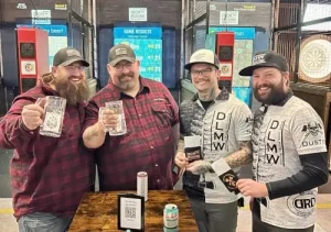 Team Building in Hibbing, Minnesota at axe throwing bar!